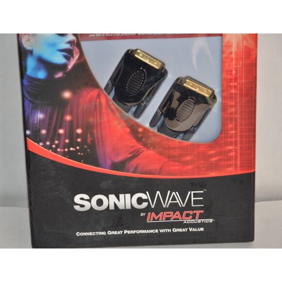 DVI-D Digital Interconnect SonicWave Impact Acoustics Cable 1.6ft, 0.5m. - Picture 8 of 8